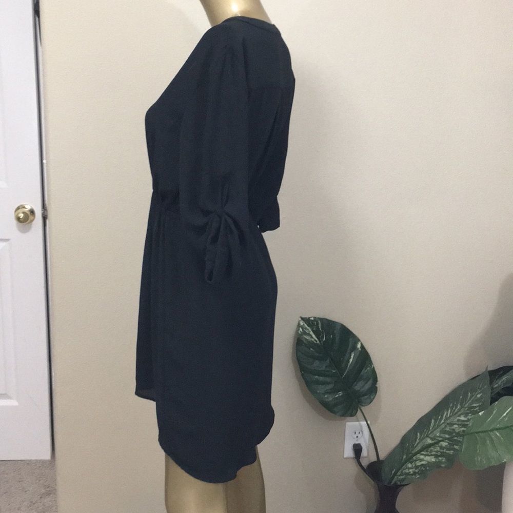 Solid black MOSSIMO shift dress, XS - Picture 3 of 5